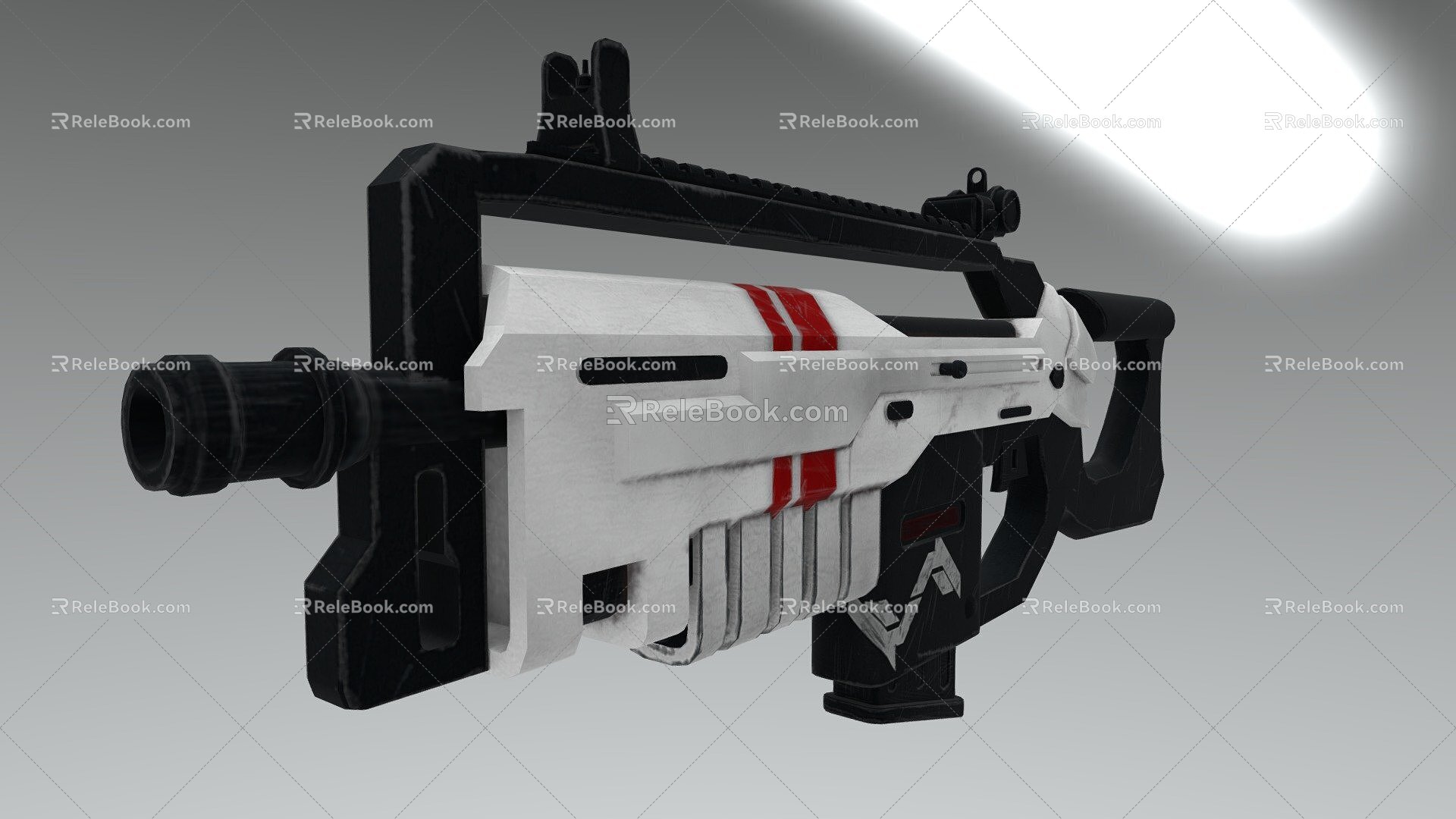 Modern Assault Rifle 3d model