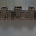 Prison Governor's Office Prison High Wall Detention Center Low Face Number Low Model Simple Model Game Sub-era Film and Television Level Super Realistic High Precision 3d model