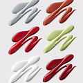 Vibrant Colorful Paint Samples in Flowing Liquid Forms for Home Decor Design