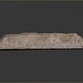 Natural Square Stone Decorative Block With Intricately Carved Flower Pattern Design For Home Decoration