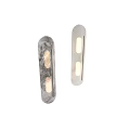 Modern Long Strip Wall Lamps With Natural Stone Texture And Soft Lighting