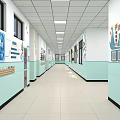 Science and Technology Creator Top Ten Science and Technology Corridor Computer Keyboard Corridor Design 3d model