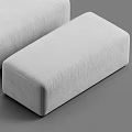 Modern Single Sofa Collection With Light Gray Brown Fabric And Comfortable Pillow 3d model