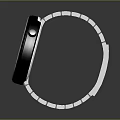 Fashionable Modern Stainless Steel Watch With Round Dial And Minimalist Design