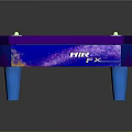 billiard pool table pool cue billiard rack billiard table items 3d model