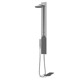 Modern Shower 3d model