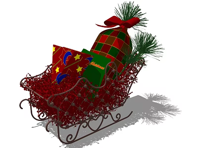 Modern Holiday Jewelry Christmas Supplies 3d model Modern Holiday Jewelry Christmas Supplies 3d model