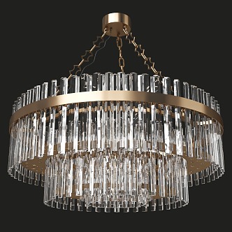 Chandelier lighting lamp lighting lamp decorative lamp crystal chandelier 3d model