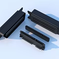 Black Plastic Connectors With Various Shapes And Sizes For Household Electronic Use
