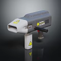 Handheld Pump Cleaner Appliance For Daily Use With Safety Warning Labels
