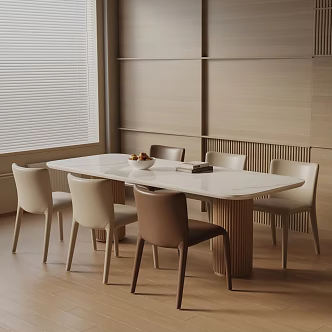 Modern table combination 3d model