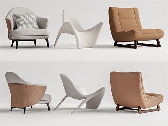 Modern Sofa Chair Leisure Chair 3d model