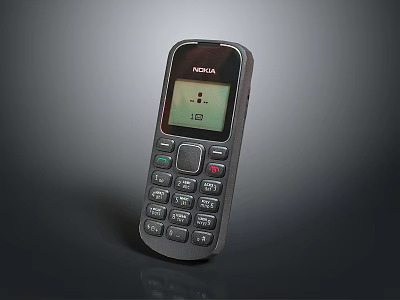 Nokia Classic Handheld Computer With Retro Design And Simple Screen Interface 3d model