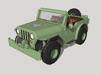 Modern Jeep 3d model Modern Jeep 3d model