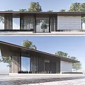 Modern Gate Simple Entrance Gate 3d model