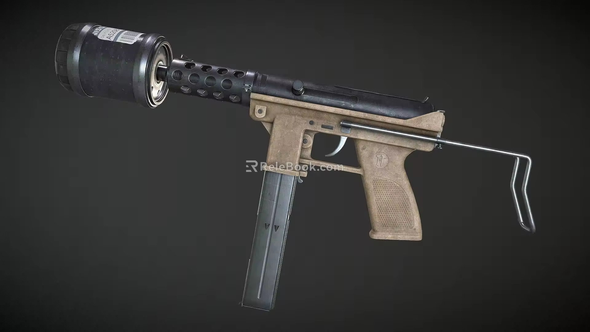 Post-apocalyptic firearms 3d model