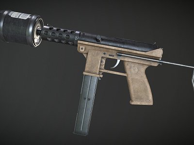 Post-apocalyptic firearms model