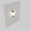 Modern Wall Lamp Design With Metallic Frame And Transparent Glass Shade