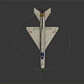 White Model Airplane With Green Nose Blue Emblem Number 08 And Red Star