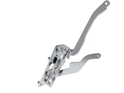 Durable Metal Mechanical Bracket With Support Arm And Mounting Holes 3d model