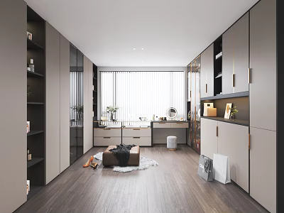 Modern Cloakroom 3d model