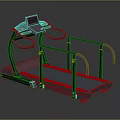 Professional Treadmill With Safety Handrails Digital Display Screen For Home Gym Use