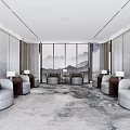VIP Reception Room Modern Reception Room 3d model