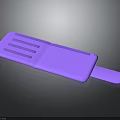 Purple Silicone Kitchen Spatula With Ergonomic Handle And Flexible Design For Baking Cooking