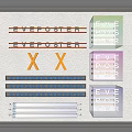 Colorful Road Infrastructure With Various Eveposter Signage And Illuminated Panels