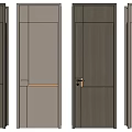 Modern Swing Doors With Neutral Tones And Varied Panel Designs For Home Interiors
