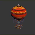 Balloon Hydrogen Balloon Game Item Game Props Game Equipment Game Equipment Realistic 3d model