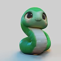 Cute Snake Cute Little Snake Snake Baby Cartoon Snake Expression Bag Snake Furry Snake Gentle Snake Active Snake Smart Snake Fun Snake Toy Snake Ornament 3d model