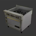 Stainless Steel Commercial Deep Fryer With Control Panel And Mobile Wheels