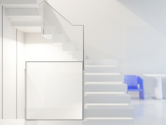 Modern Stair Home 3d model