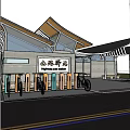 Modern Bicycle Pavilion With Glass Walls Sloped Roof And Bike Racks By Green Lawn Roadside