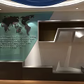 Kemflo Showroom Interior Design With Reception Counter Display Shelves And Lighting