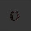 Red Leather Strap Watch with Red Leather Bangle and Silver Metal Bangle on Gray Background