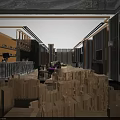 Elegant Luxury Sales Office Interior With Comfortable Seats And Marble Bar Lounge Space