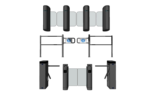 Modern gate 3d model