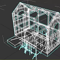Wooden Furniture Frame Structure In Construction With Handcrafted Design Elements And Materials
