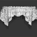 Elegant White Lace Tablecloths For Square And Round Furniture Tables With Decorative Edges