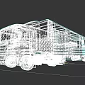 White Scania Truck With Open Cargo Area Carrying Wooden Crates On Red Surface