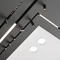 Recessed LED Downlights And Spotlights For Modern Ceiling Interior Design