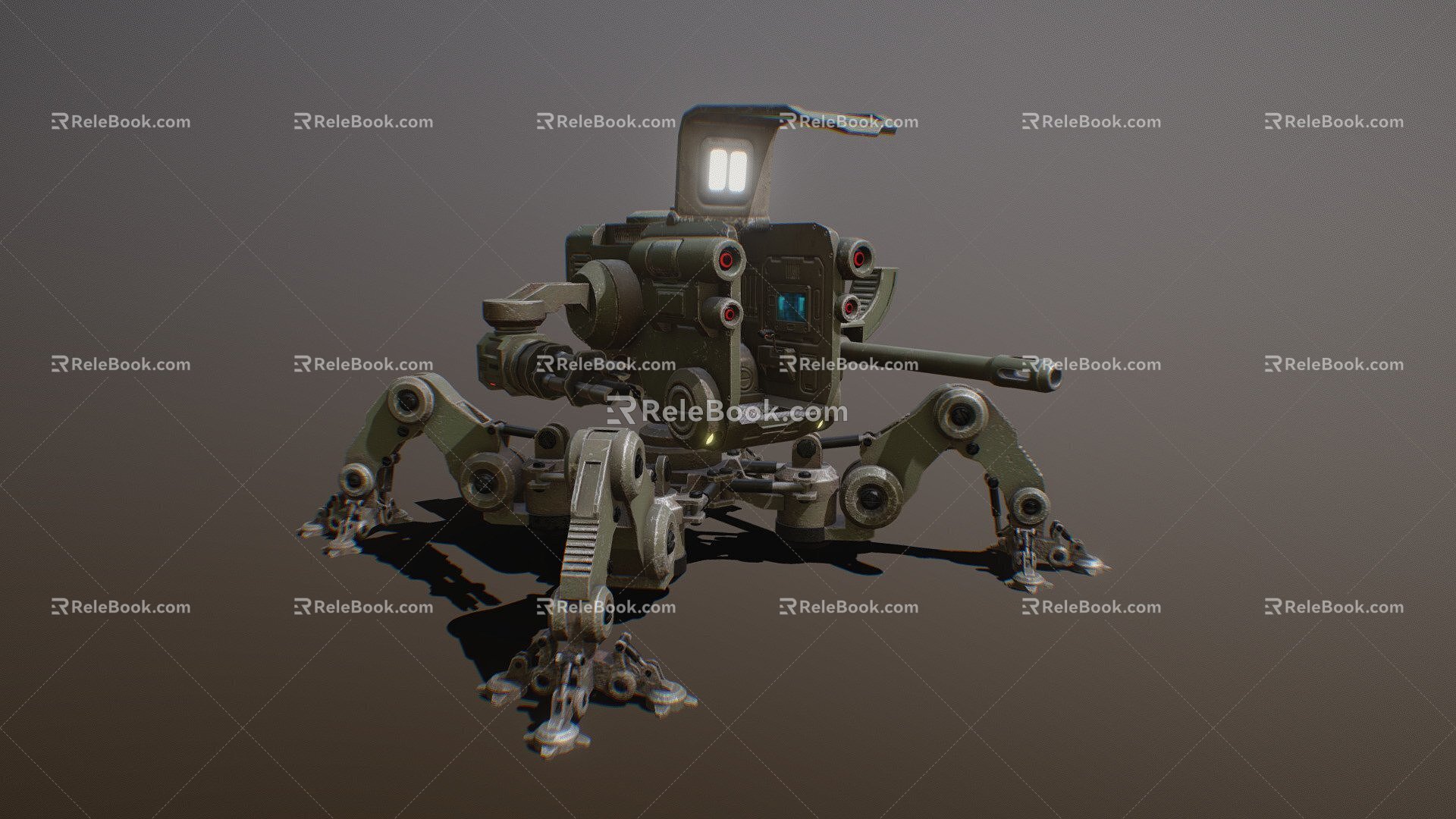 Weapon Four-legged Mecha model