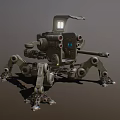 Weapon Four-legged Mecha 3d model