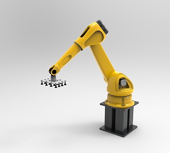 Industrial Robot Manipulator Mechanical Arm 1146 3d model