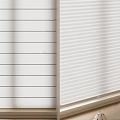White Horizontal Window Blinds With Modern Design For Home Interior