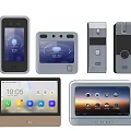 Modern video doorbell video intercom access control machine 3d model