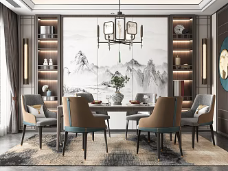 New Chinese Restaurant 3d model
