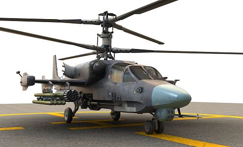 Industrial LOFT Helicopter Military Helicopter 3d model